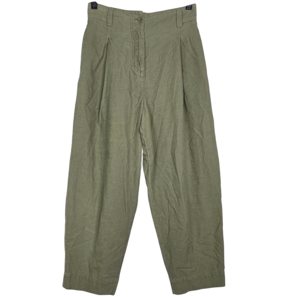 COS corduroy Barrel leg pleated front Pants